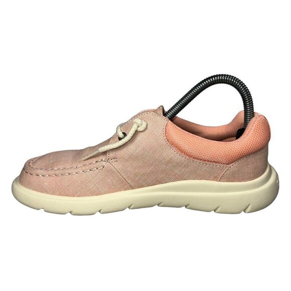 Sperry Top-Sider Captain's Moc Chambray Loafers Peach STS87231 Women's 7M - Picture 6 of 11